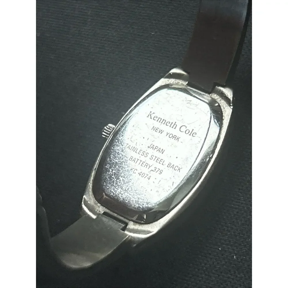 Kenneth Cole Silver Tone Brown Dial Women’s Quartz Watch